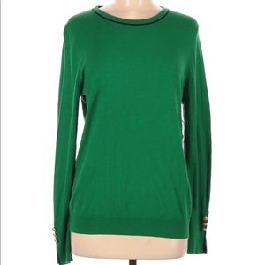 Court & Rowe Women Green Pullover Sweater M $119